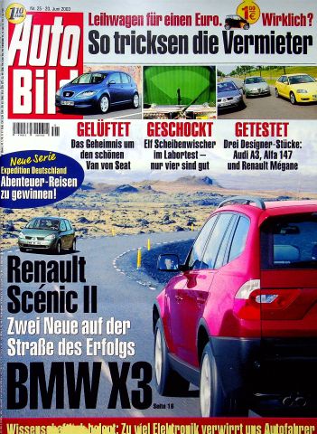 Deckblatt Auto Bild (25/2003)